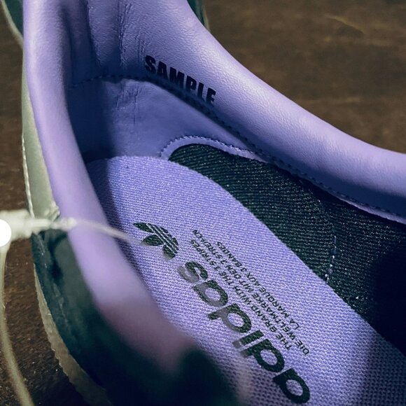 Rare Sample Tag Adidas Handball Spezial Blk Silver Purple 9 US 8.5 UK 42 2/3 EUR main image 8